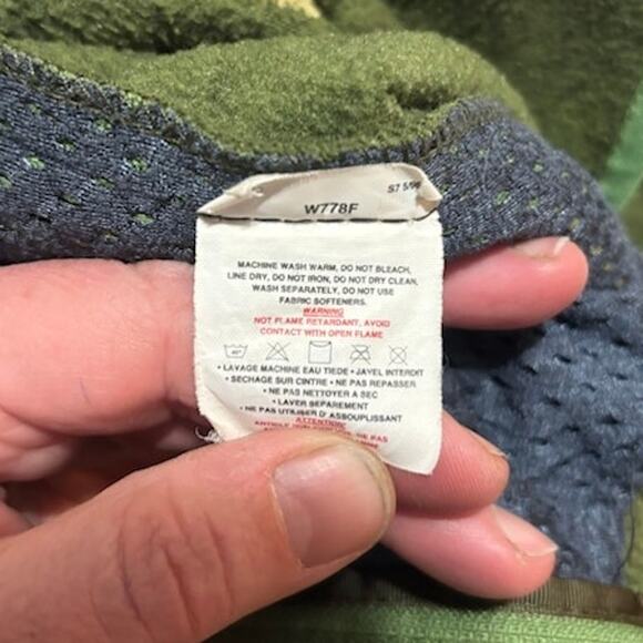 Vintage Patagonia Synchilla Vest Womens Small Green Retro Pile Fleece Full Zip - Picture 9 of 11